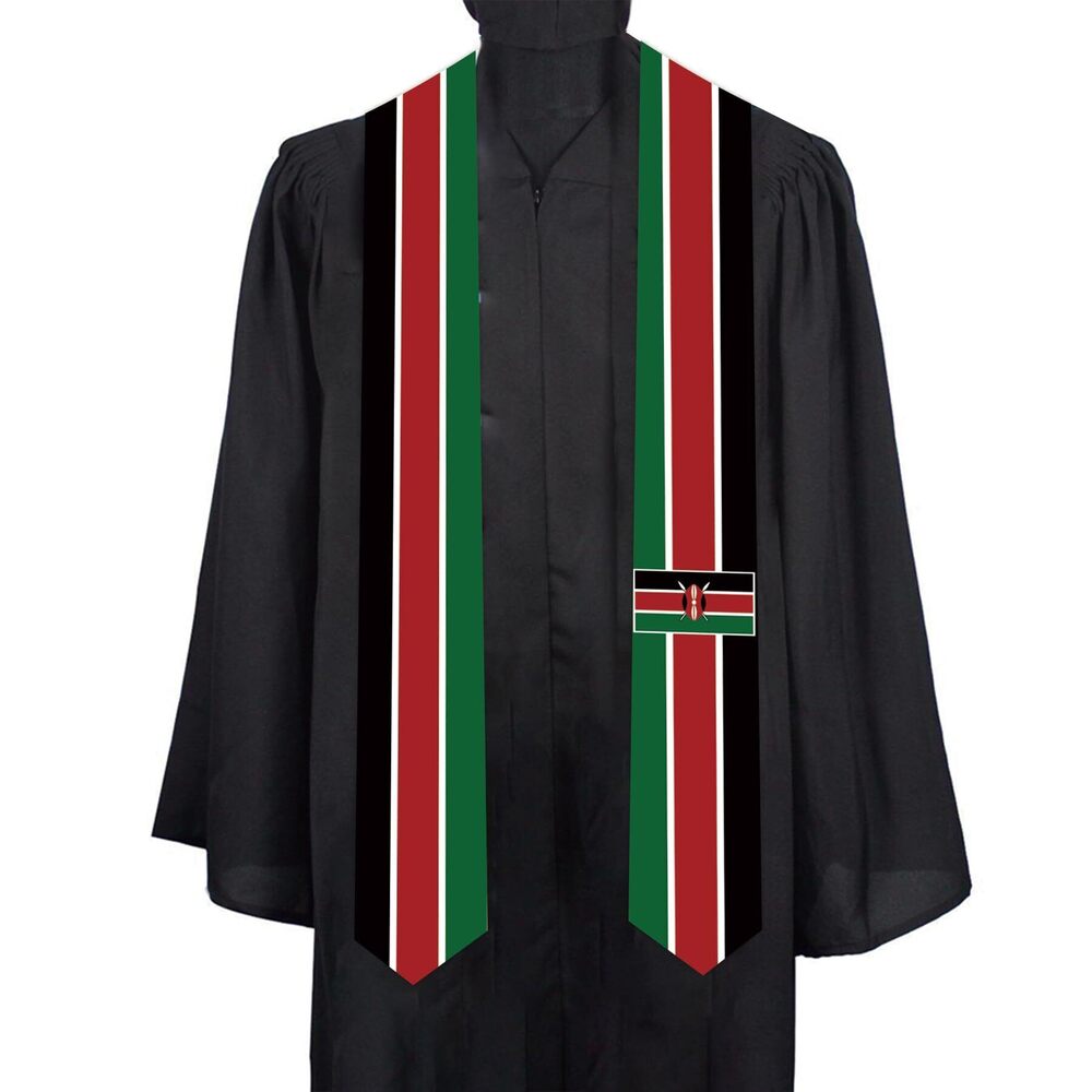 8595 Kenya Country Graduation Stole scarf class of 2025 Graduation Sash